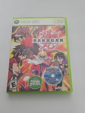 Xbox 360 Bakugan Battle Brawlers Video Game - Green Case